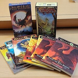 Scholastic Beast Quest bundle of 6 paperback books Dvd plus game